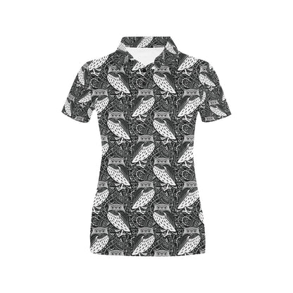 Tribal Pattern Print Design LKS308 Women's Polo Shirt