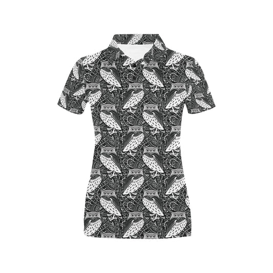 Tribal Pattern Print Design LKS308 Women's Polo Shirt