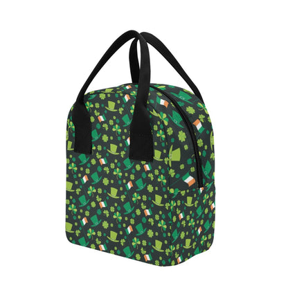 Shamrock Saint Patrick's Day Print Design LKS304 Insulated Lunch Bag