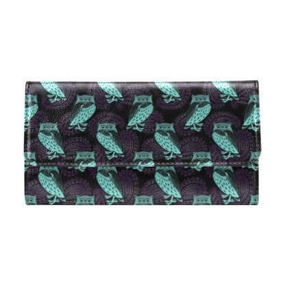 Tribal Pattern Print Design LKS3010 Women's Trifold Wallet