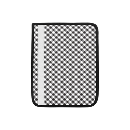 Gingham Print Design LKS402 Car Seat Belt Cover