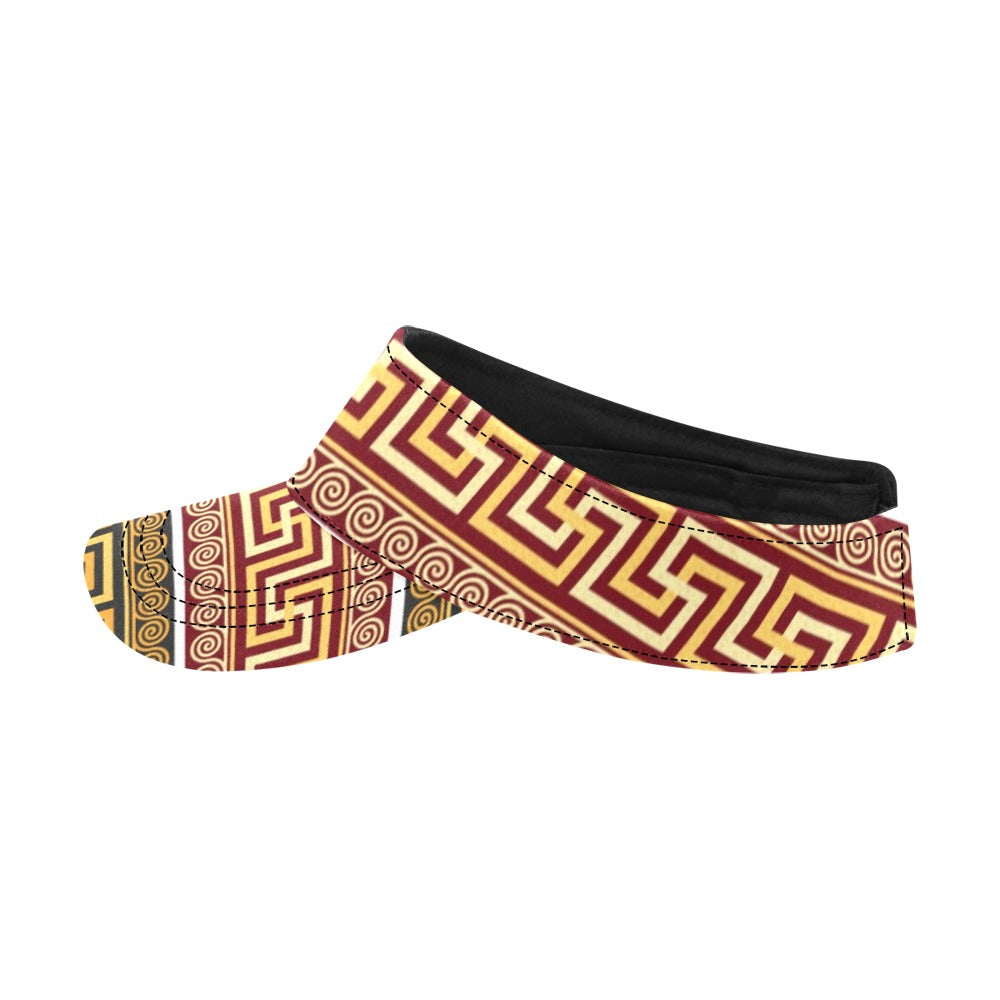 Ancient Greek Pattern Print Design LKS302 Unisex Sun Visor