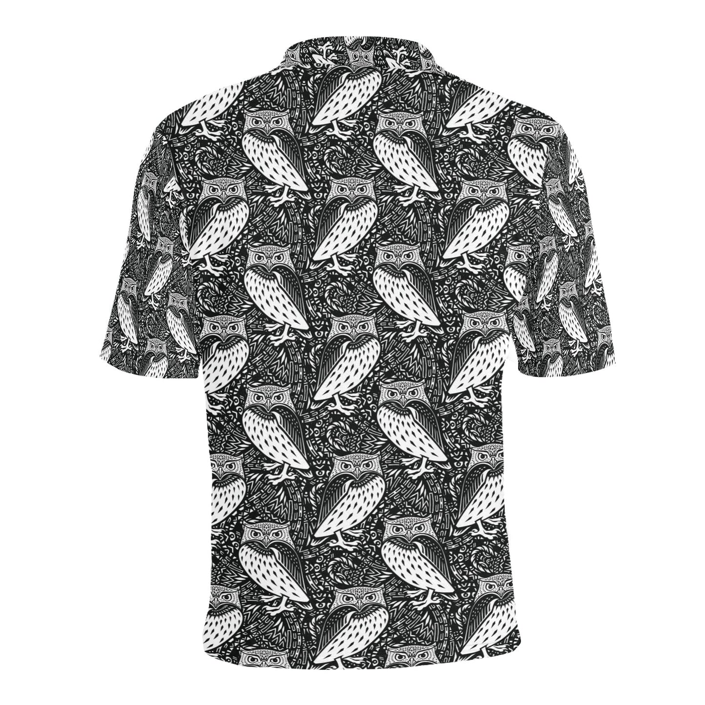 Tribal Pattern Print Design LKS308 Men Polo Shirt