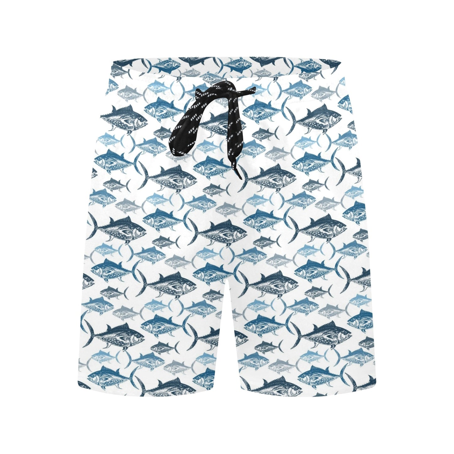 Tuna Fish Print Design LKS303 Men's Swim Trunks Beach Shorts