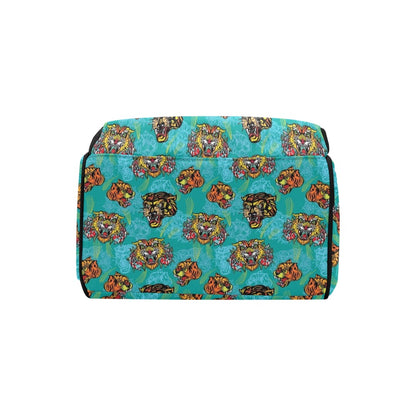 Tattoo Tiger Head Print Design LKS304 Diaper Bag Backpack