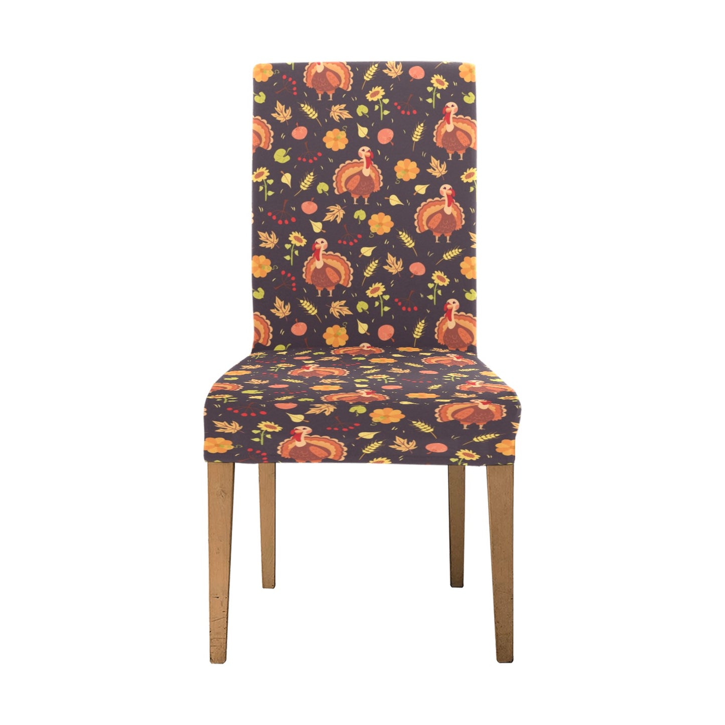 Thanksgiving Print Design LKS305 Dining Chair Slipcover