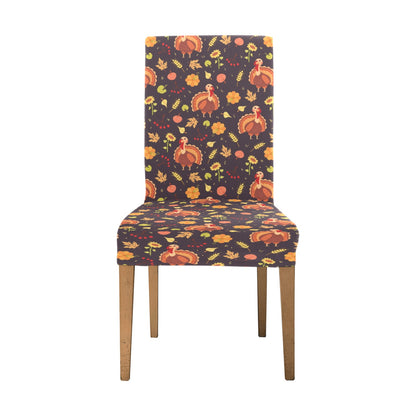Thanksgiving Print Design LKS305 Dining Chair Slipcover