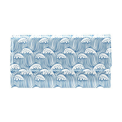 Wave Print Design LKS306 Women's Trifold Wallet