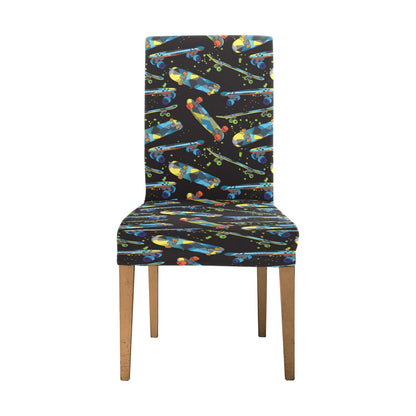 Skateboard Print Design LKS305 Dining Chair Slipcover