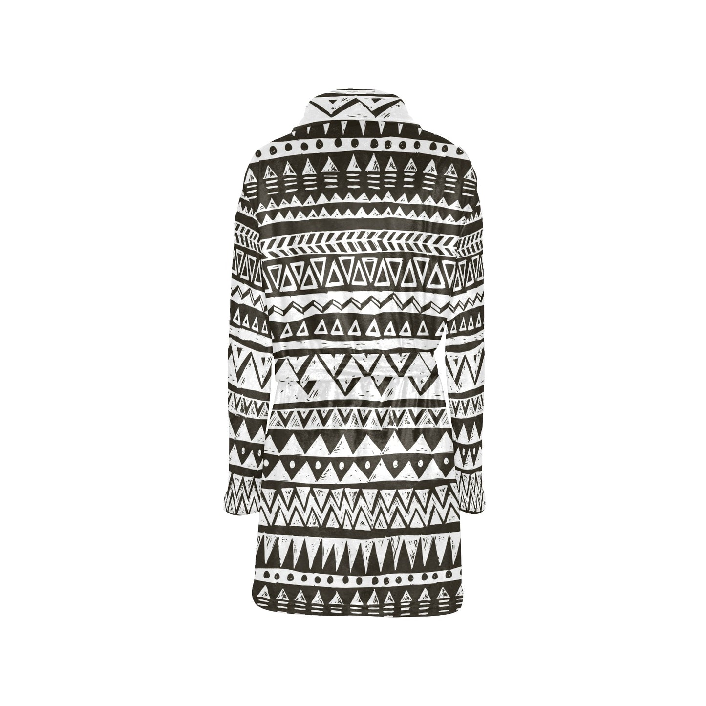 Hand draw Tribal Aztec Women's Fleece Robe