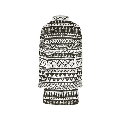 Hand draw Tribal Aztec Women's Fleece Robe