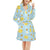 Bee Cute Print Design LKS304 Women's Fleece Robe