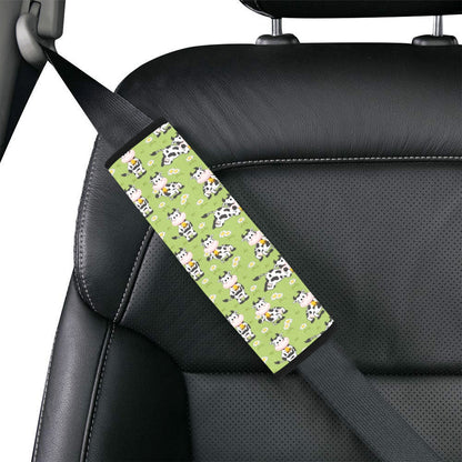 Cattle Print Design LKS401 Car Seat Belt Cover