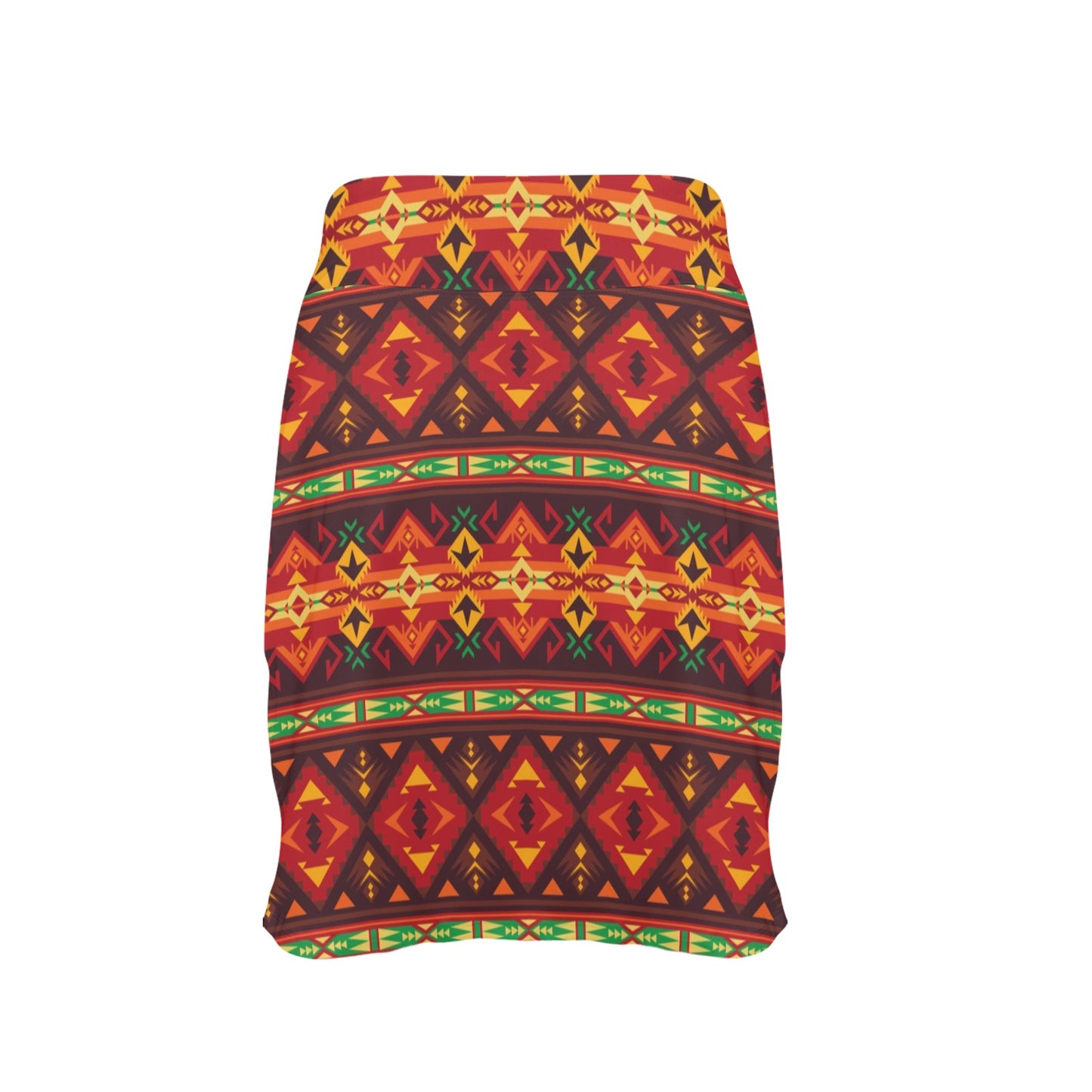 Southwest Pattern Print Design LKS309 17" Golf & Pickleball Skort with Pockets