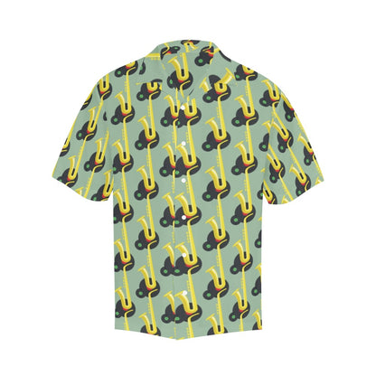 Saxophone Print Design LKS405 Men's Men's Hawaiian Shirt