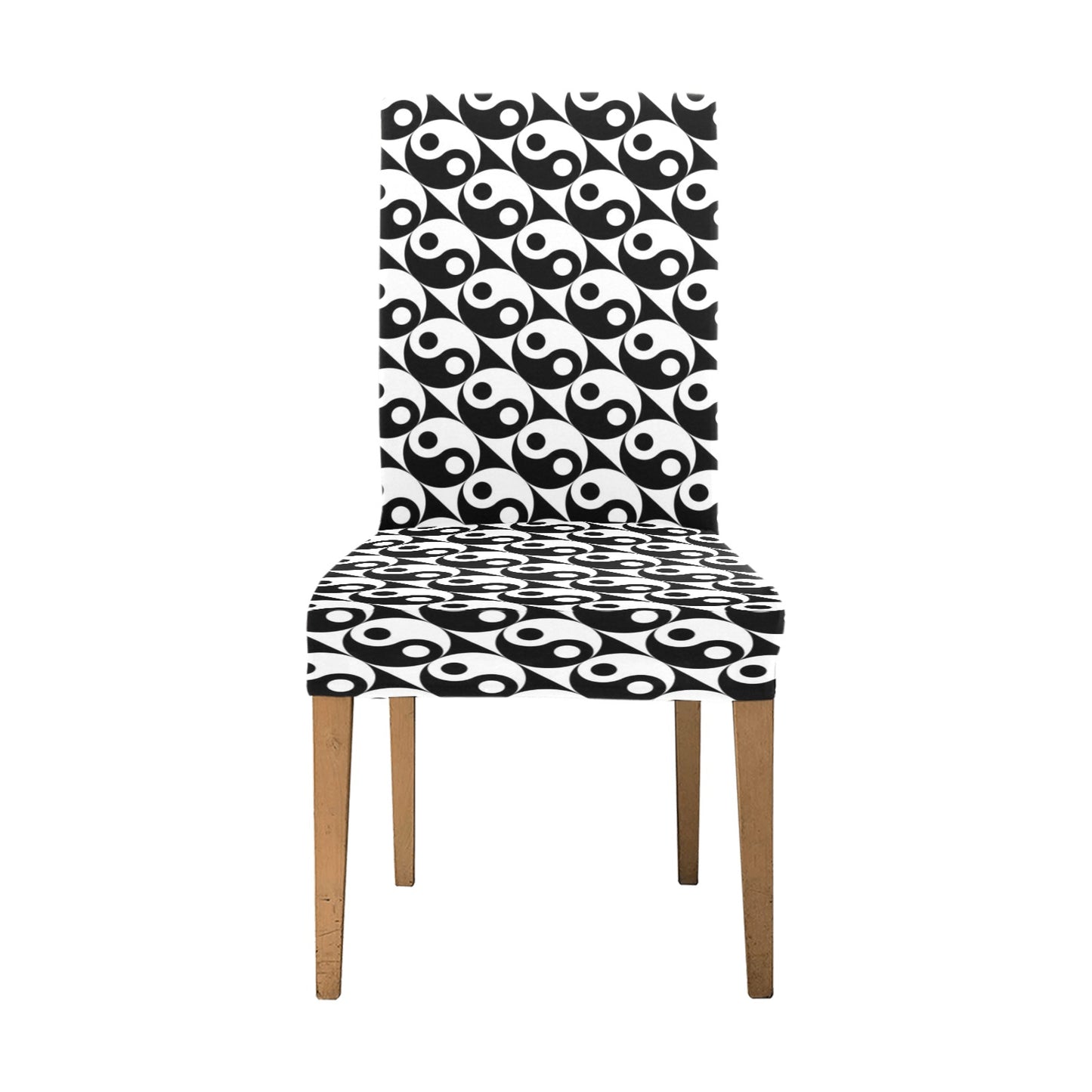 Yin Yang Print Design LKS304 Dining Chair Slipcover
