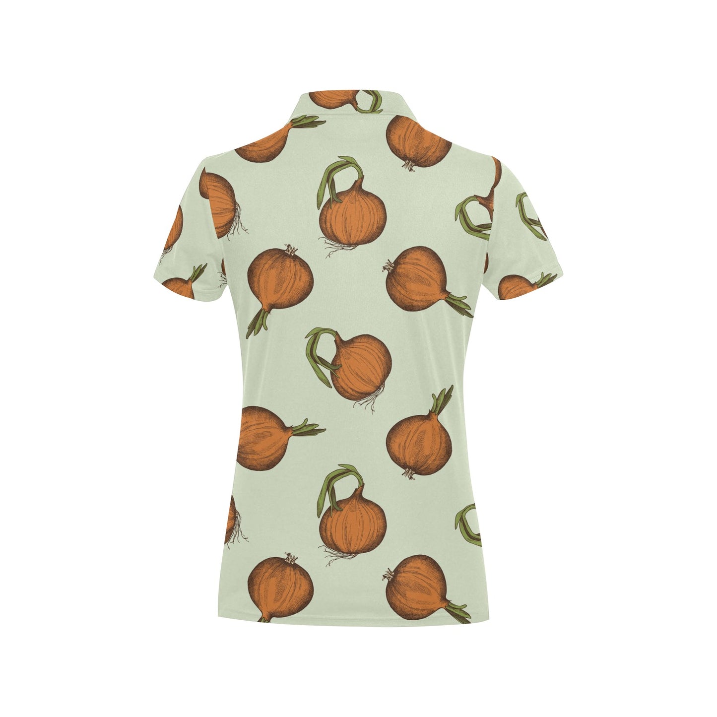 Onion Pattern Print Design A05 Women's Polo Shirt