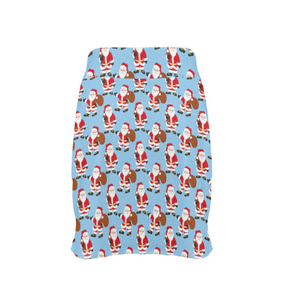 Santa Christmas Themed Print Design LKS305 17" Golf & Pickleball Skort with Pockets