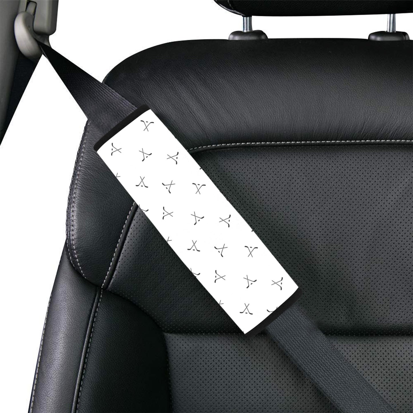 Hockey Print Design LKS304 Car Seat Belt Cover