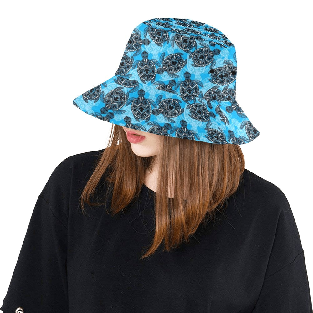 Tribal Pattern Print Design LKS307 Unisex Bucket Hat