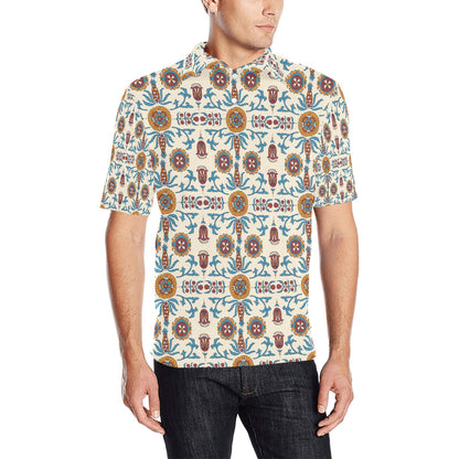 Suzani Print Design LKS301 Men Polo Shirt