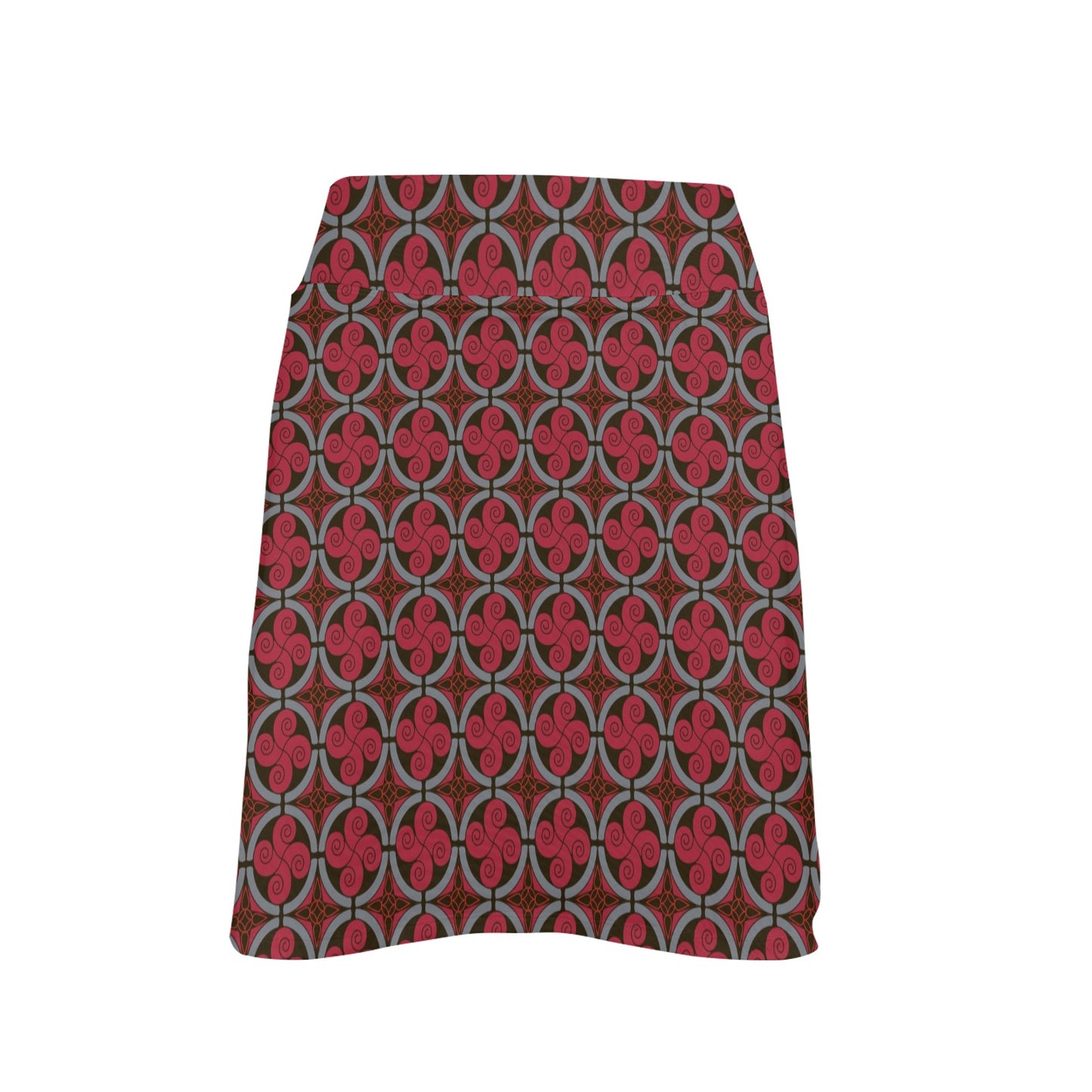 Vikings Print Design LKS301 17" Golf & Pickleball Skort with Pockets