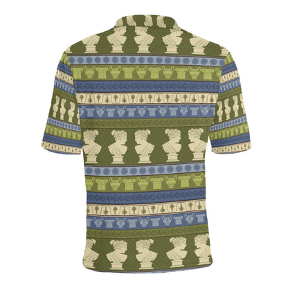 Ancient Greek Statue Print Design LKS301 Men Polo Shirt
