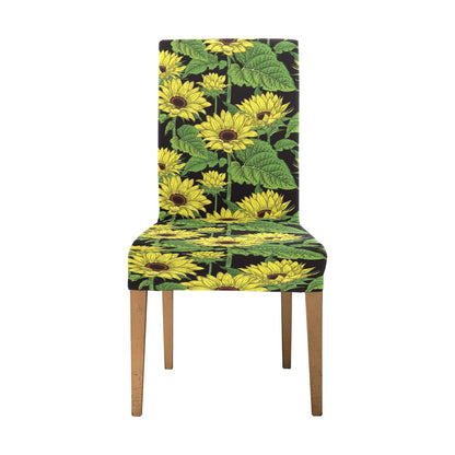 Sunflower Print Design LKS3010 Dining Chair Slipcover