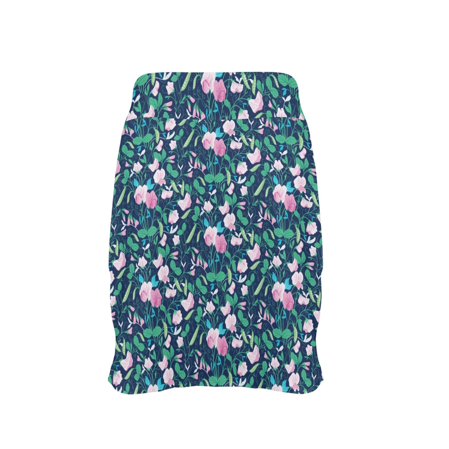Sweet Pea Print Design LKS303 17" Golf & Pickleball Skort with Pockets