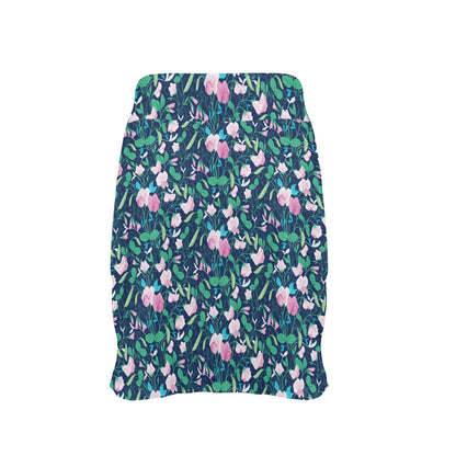 Sweet Pea Print Design LKS303 17" Golf & Pickleball Skort with Pockets
