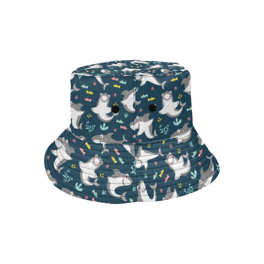 Shark Print Design LKS307 Unisex Bucket Hat