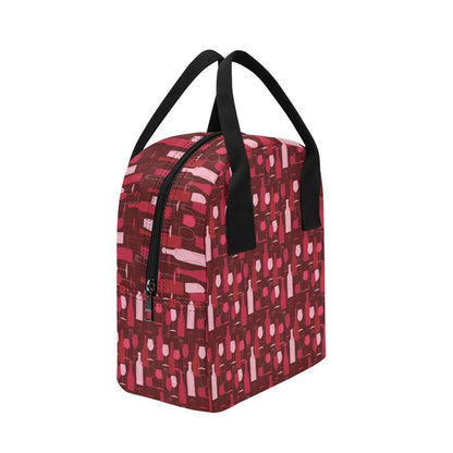 Wine Print Design LKS304 Insulated Lunch Bag