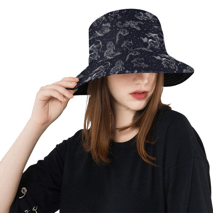 Zodiac Print Design LKS304 Unisex Bucket Hat