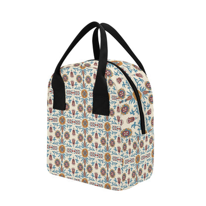 Suzani Print Design LKS301 Insulated Lunch Bag