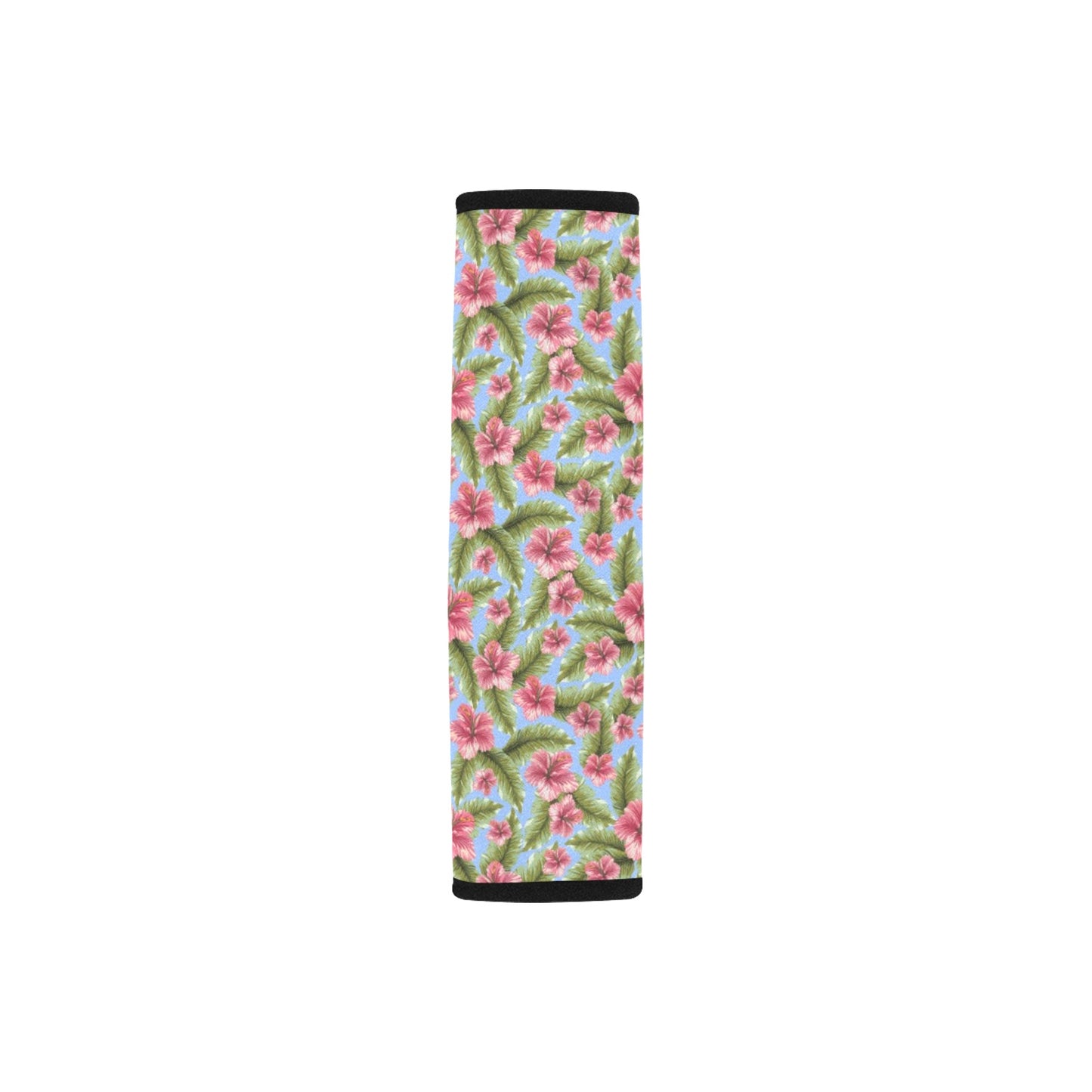 Tropical Flower Print Design LKS301 Car Seat Belt Cover