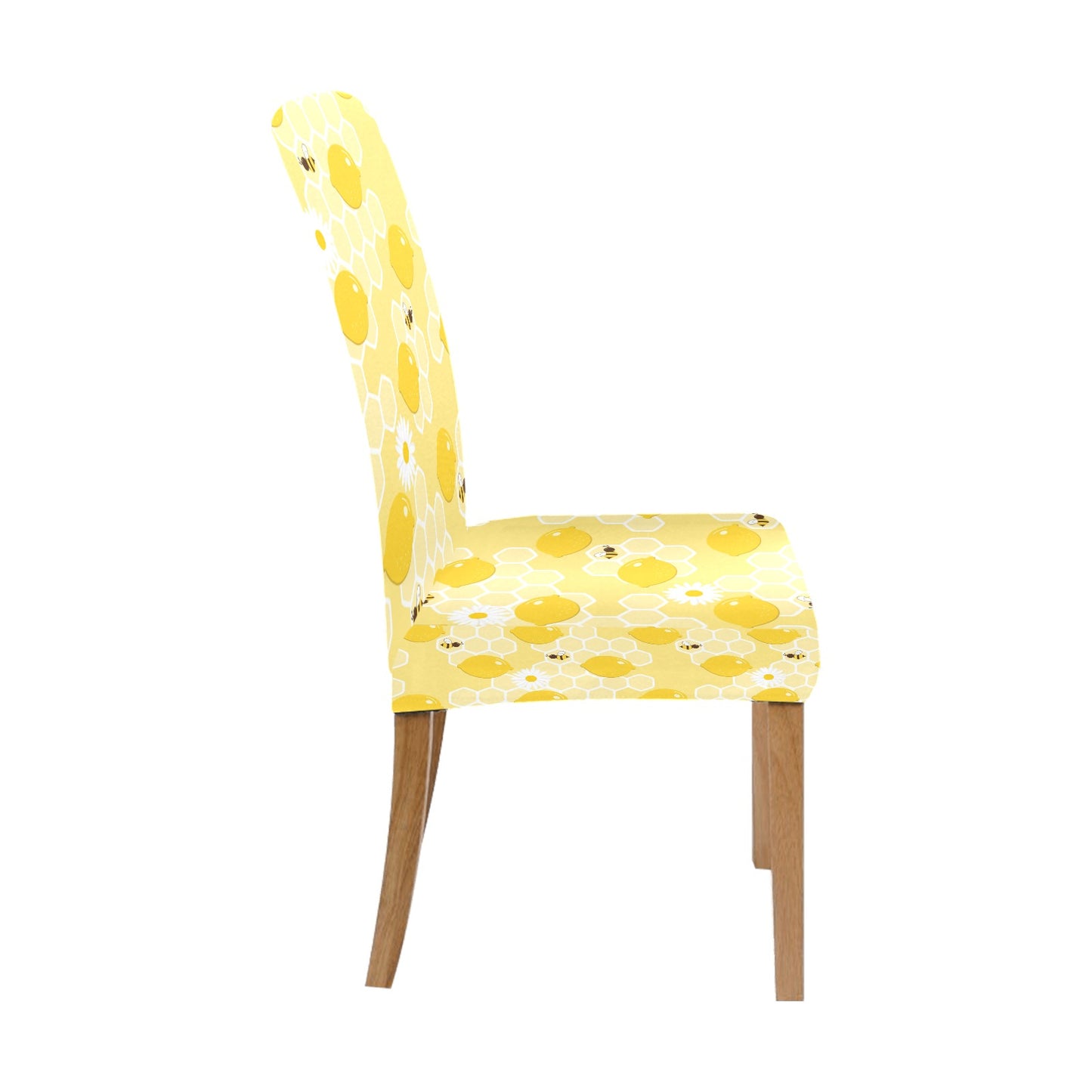 Honey Bee Honeycomb Print Design LKS3010 Dining Chair Slipcover