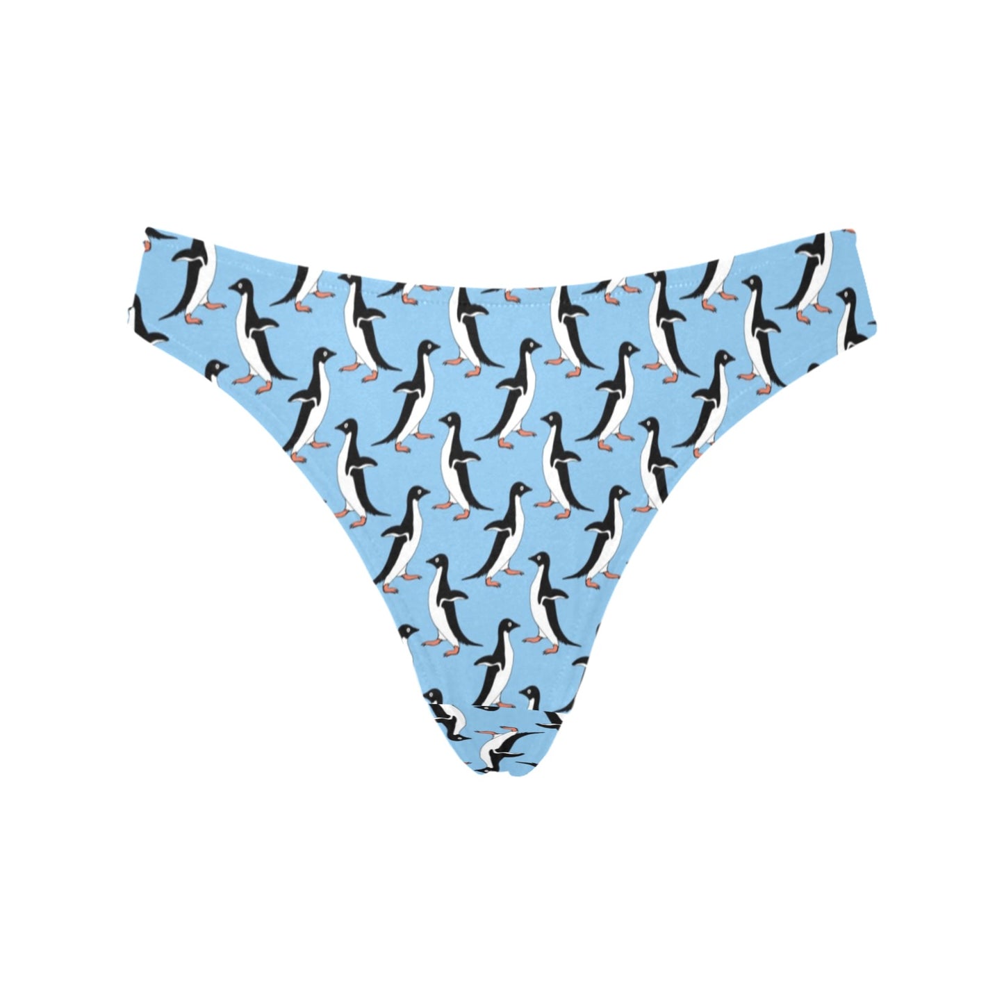 Penguin Dance Pattern Women's Thongs