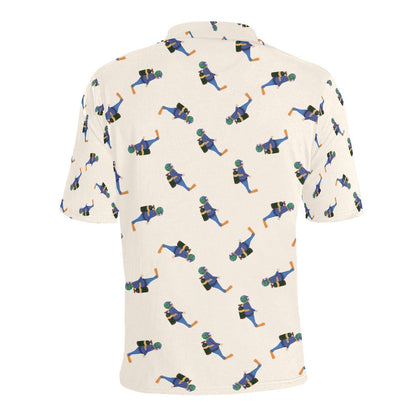 Scuba Driver Print Design LKS301 Men Polo Shirt