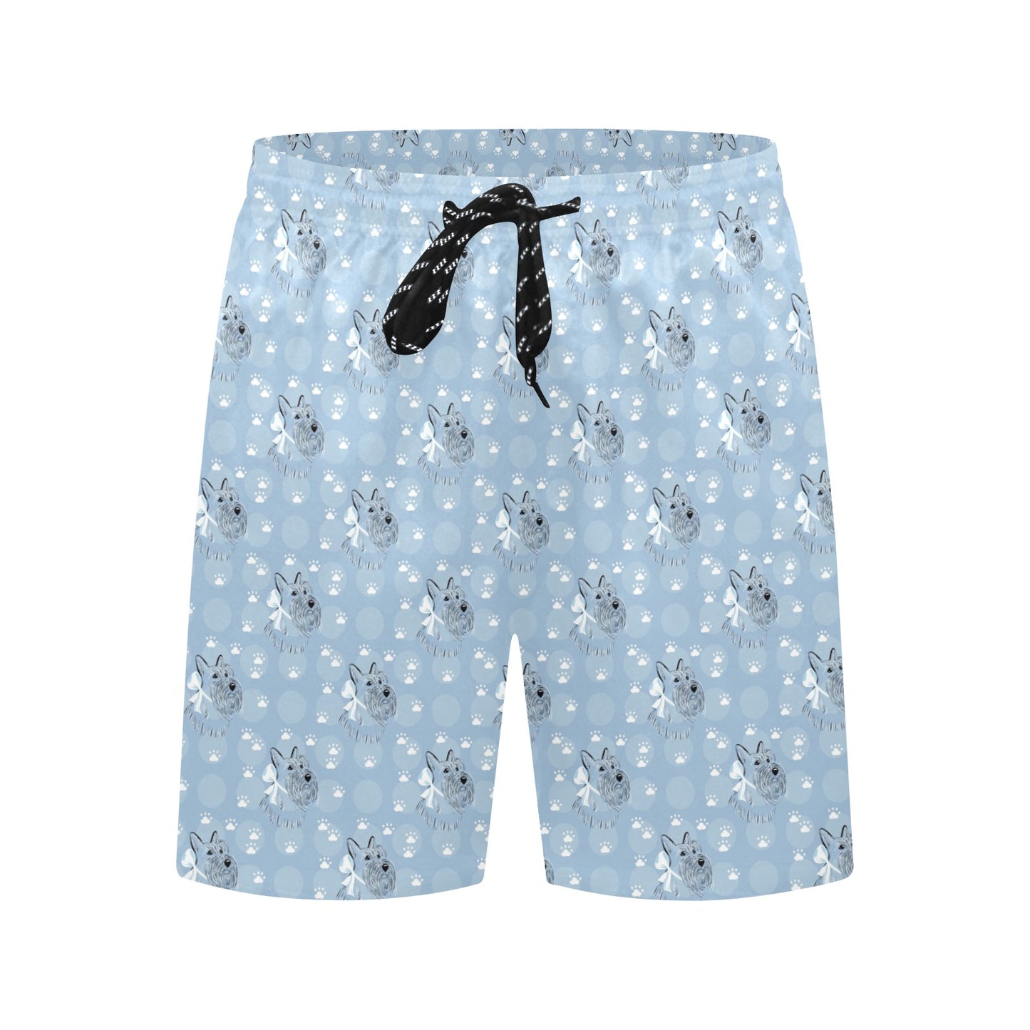 Scottish Terriers Print Design LKS308 Men's Swim Trunks Beach Shorts