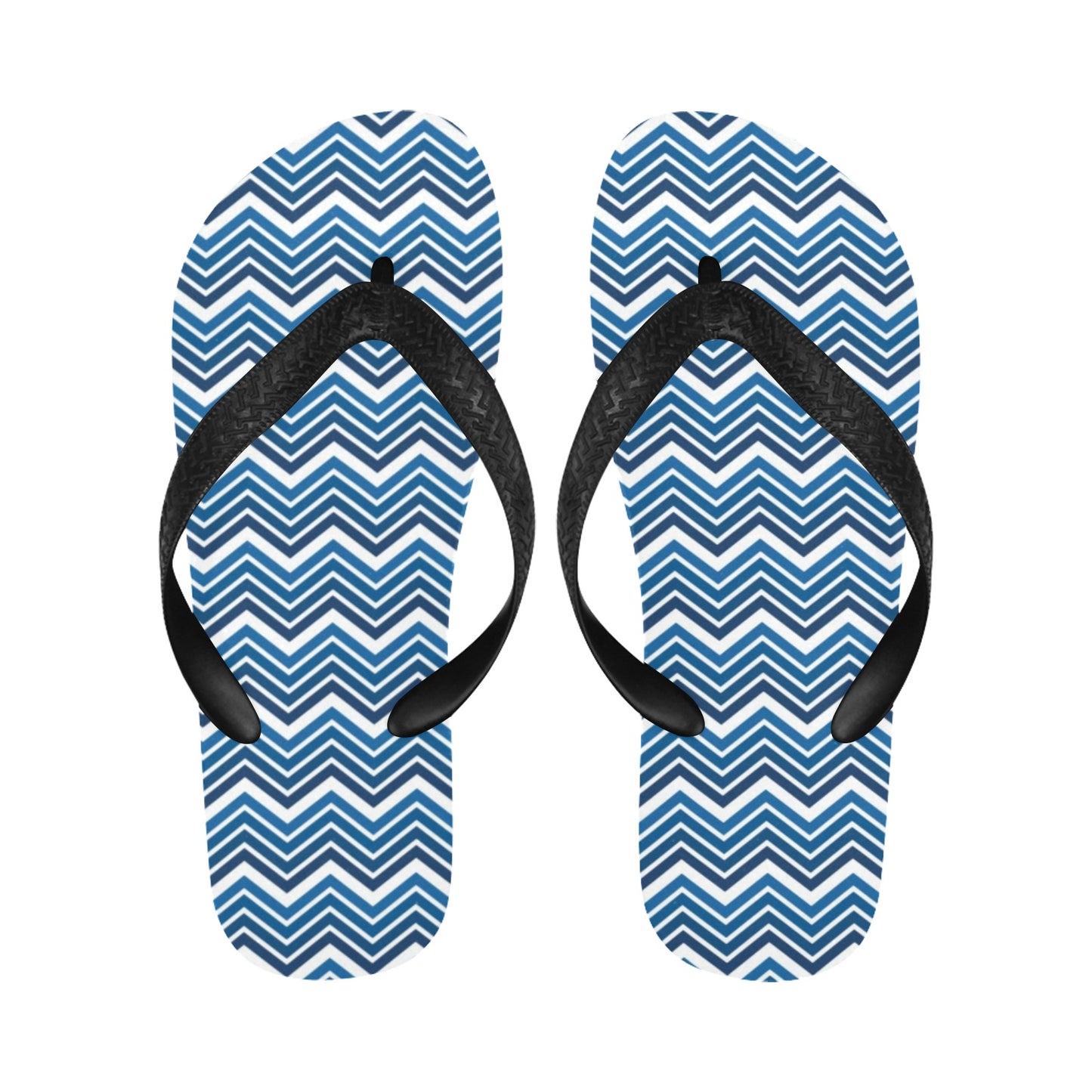 Chevron Print Design LKS403 Flip Flops
