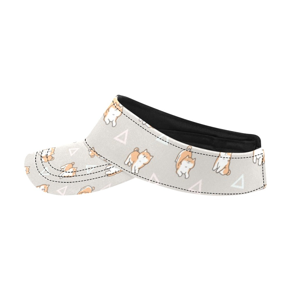 Shiba Inu Print Design LKS307 Unisex Sun Visor