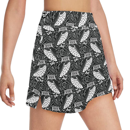 Tribal Pattern Print Design LKS308 17" Golf & Pickleball Skort with Pockets
