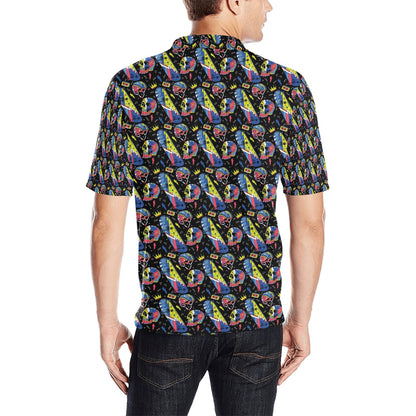 Skateboard Print Design LKS304 Men Polo Shirt