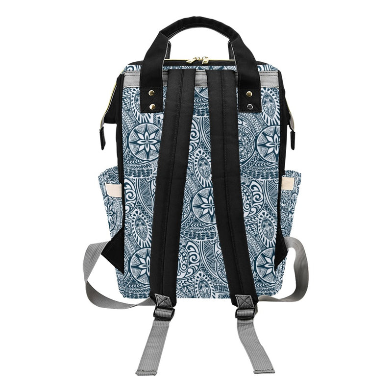 Samoan Pattern Print Design LKS306 Diaper Bag Backpack