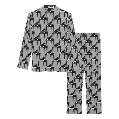 Piano Print Design LKS404 Women's Long Pajama Set