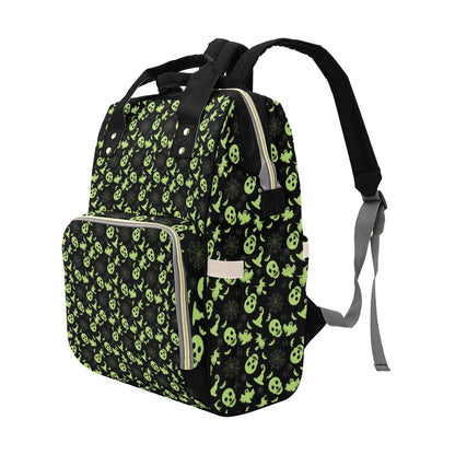 Witch Halloween Print Design LKS306 Diaper Bag Backpack
