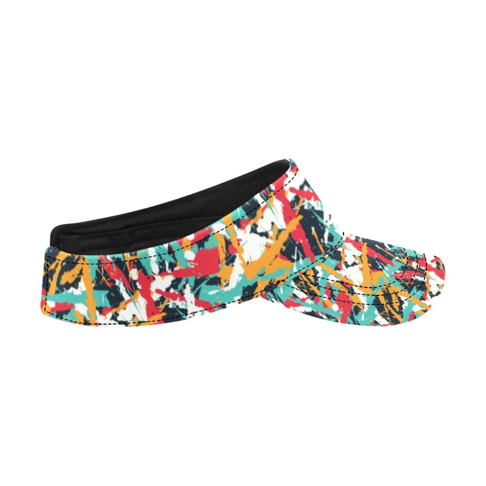 Splatter Print Design LKS304 Unisex Sun Visor