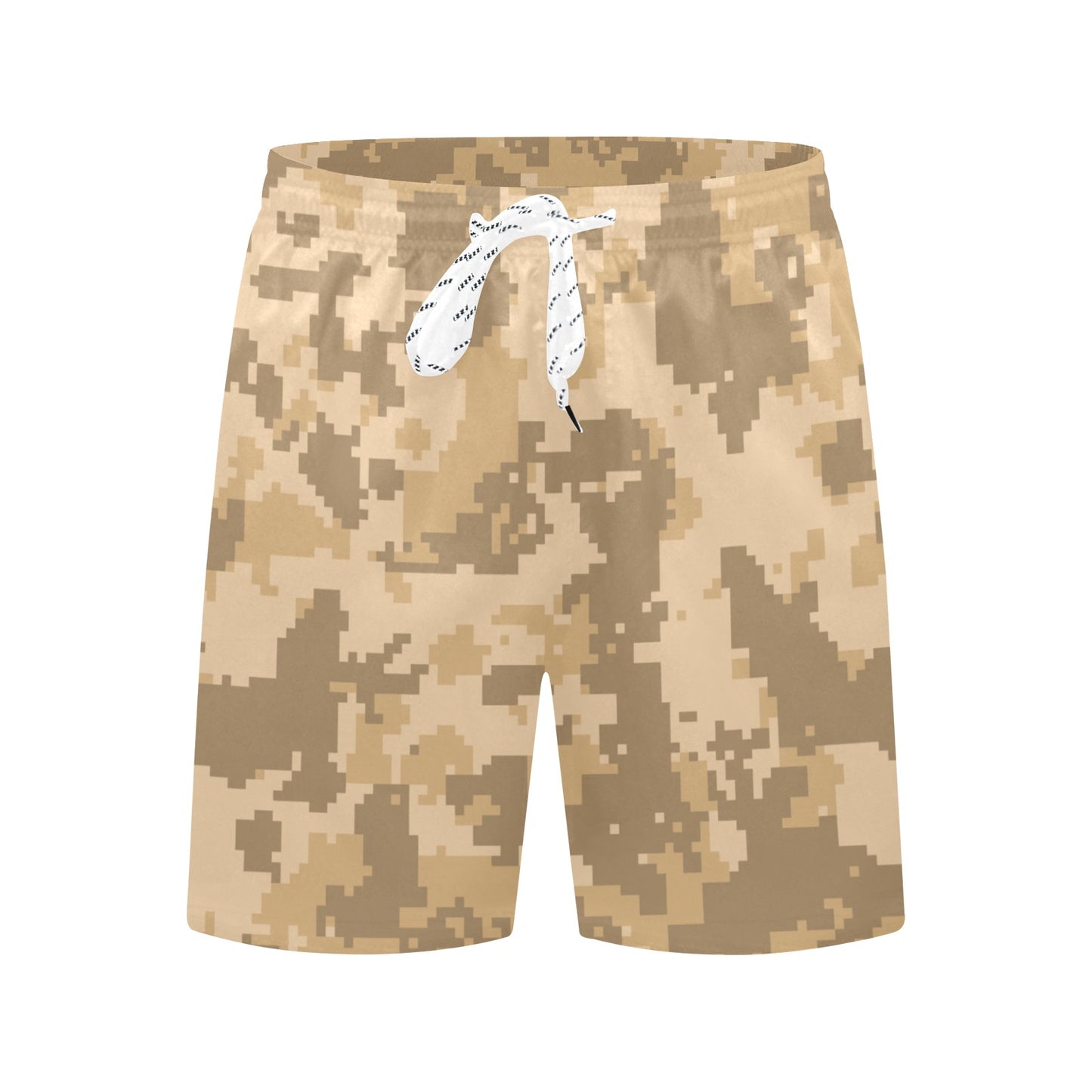 ACU Digital Desert Camouflage Men's Swim Trunks Beach Shorts