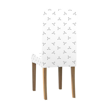 Hockey Print Design LKS304 Dining Chair Slipcover