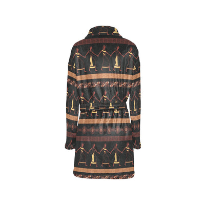 Ancient Greek Human Print Design LKS306 Women's Fleece Robe